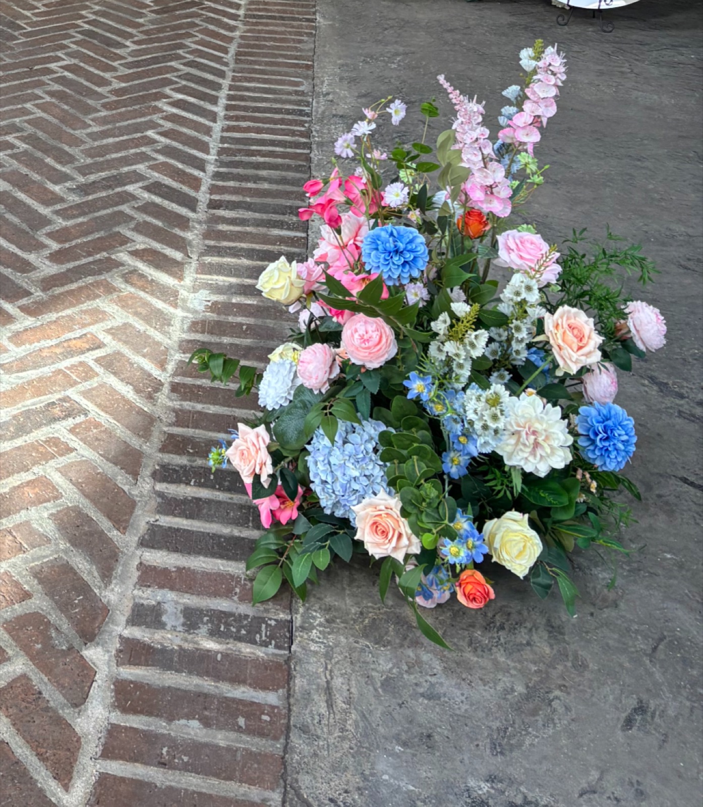 Ellie colorful floral meadow arrangement